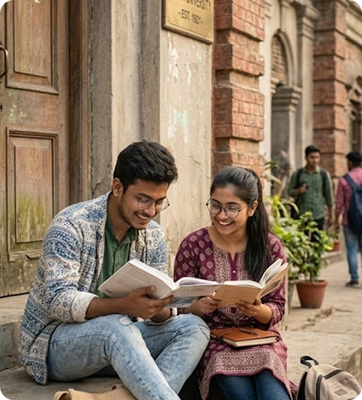 Students receiving guidance for studying in Malaysia
